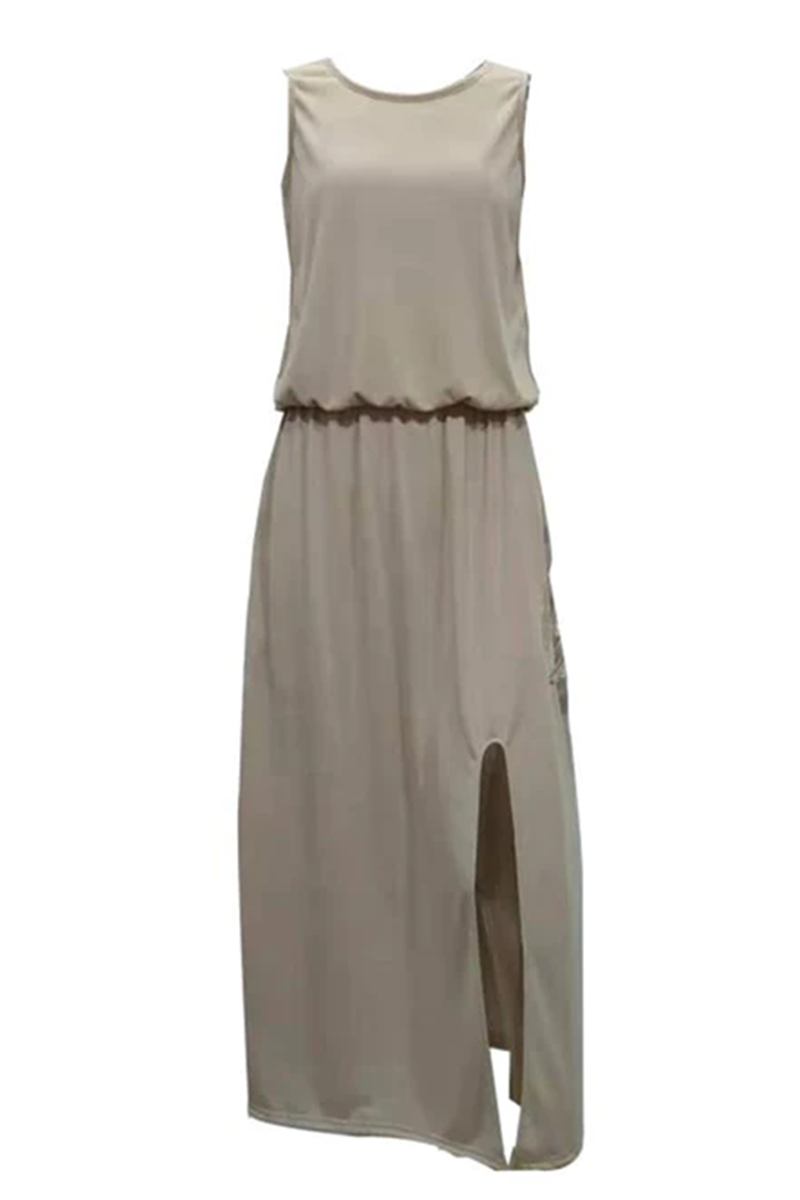 Smellmail™-Bohemian Sleeveless Side Slit Maxi Dress