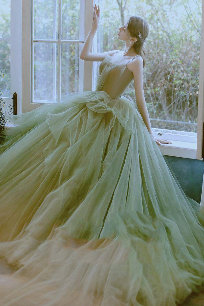 Smellmail™-New Green Forest Evening Dress