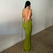 Smellmail™-Serenity Backless Maxi Dress