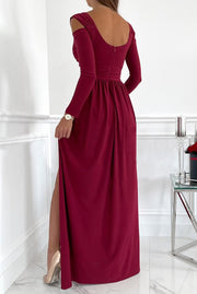 Smellmail™-Split Sleeve Elegant Maxi Dress