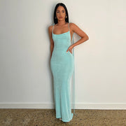 Smellmail™-Serenity Backless Maxi Dress