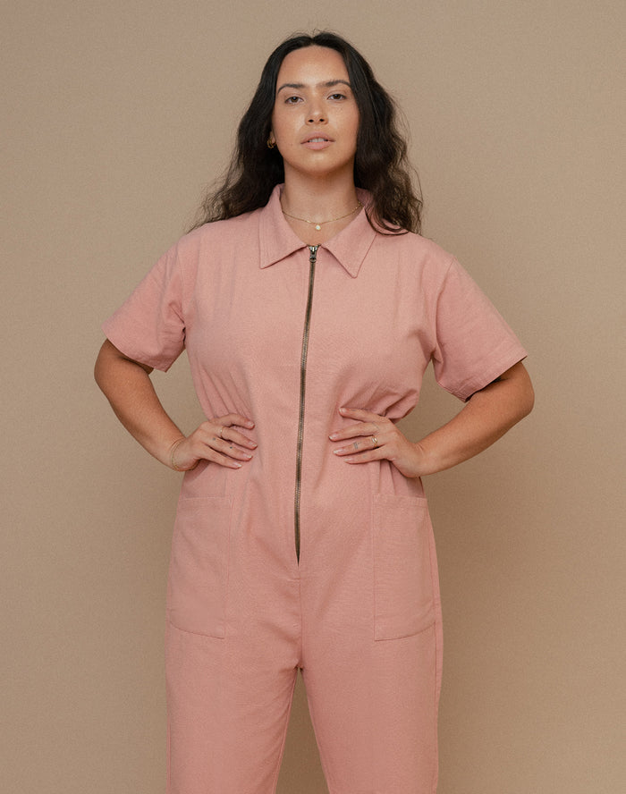 Free Shipping - Cropped Utility Jumpsuit