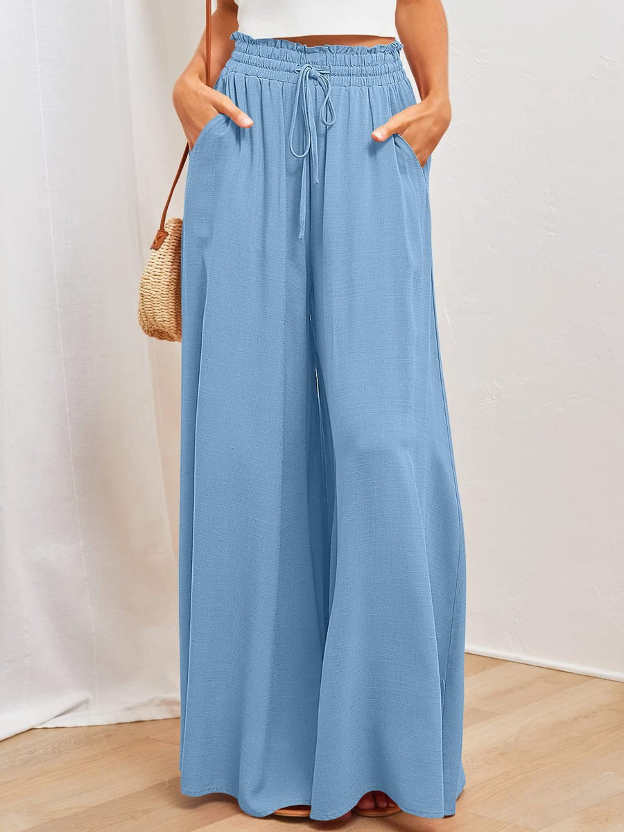 Smellmail™-Women's Casual Pants Wide Leg Trousers