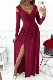 Smellmail™-Split Sleeve Elegant Maxi Dress