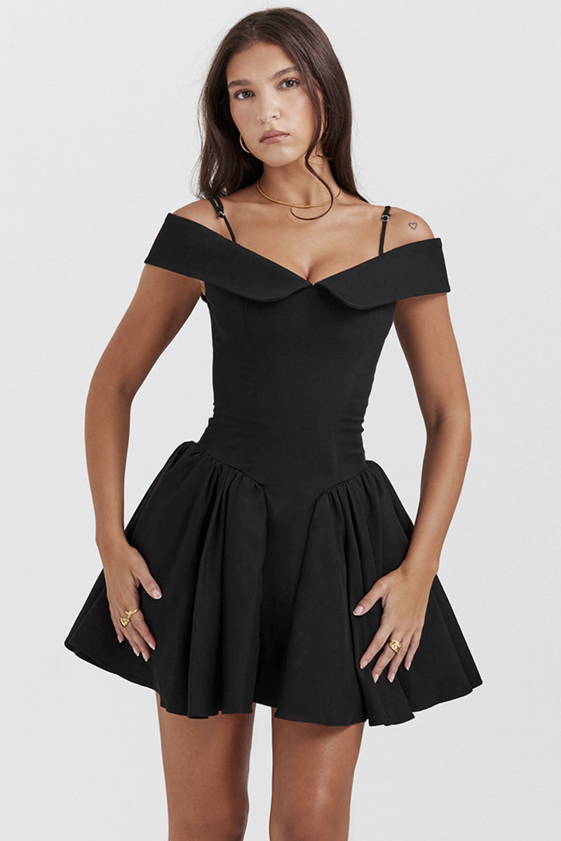 EysintTMOne shoulder strapless sexy dress