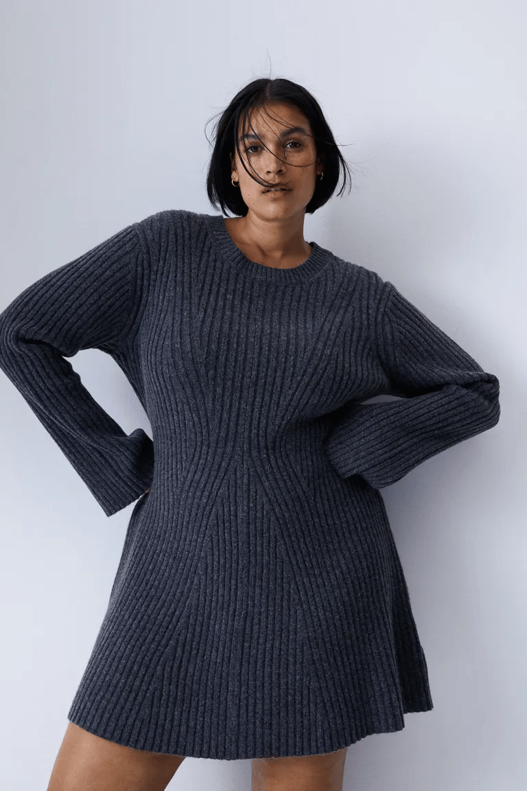 Smellmail™-Rib-knit Dress