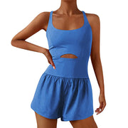 Smellmail™-ATHLETIC ROMPER ONE PIECE JUMPSUIT SHORTS