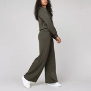 Smellmail™-Long Sleeve Wide Leg Jumpsuit