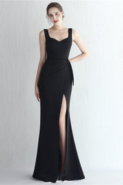 Smellmail™-New Satin Long Slit Mermaid Dress