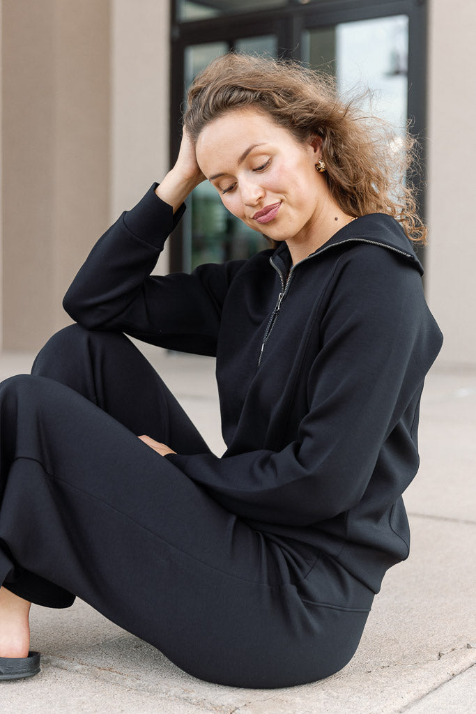 Smellmail™-Long Sleeve Wide Leg Jumpsuit