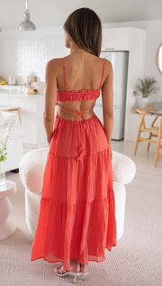 Smellmail™-Women Sleeveless Stitching Swing Maxi Dress