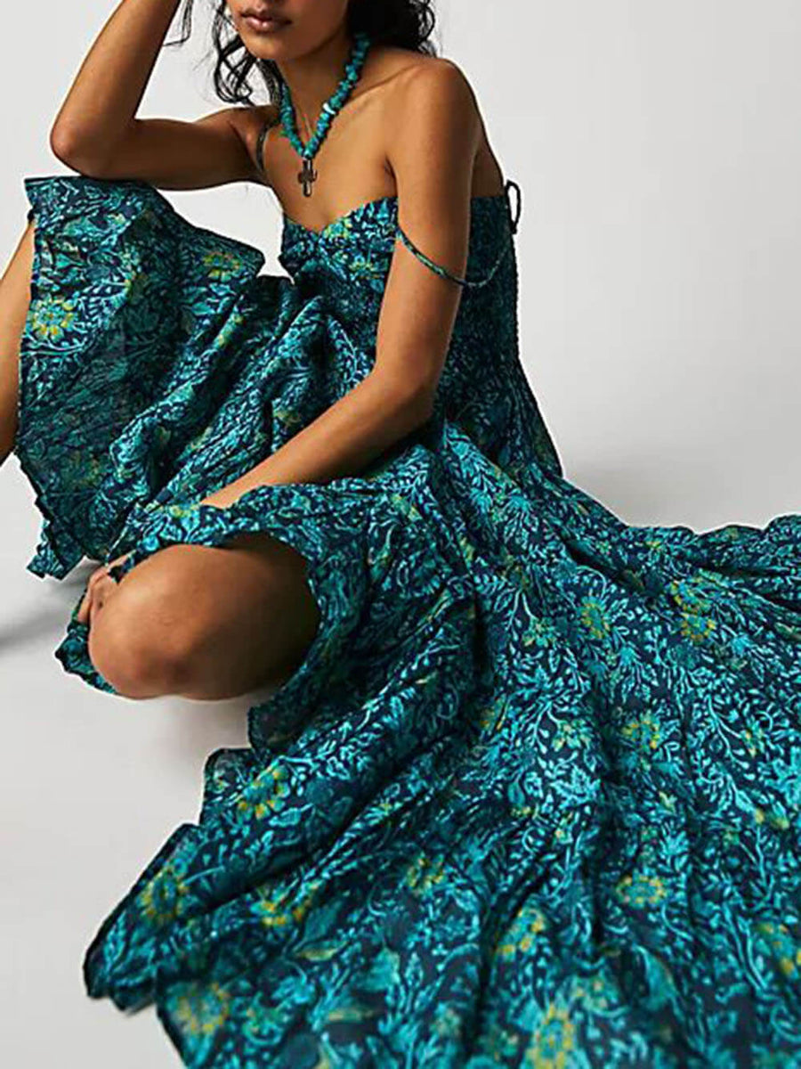 Smellmail™-Printed Maxi Dress