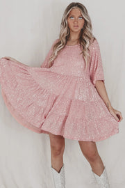 Smellmail™-Sequin Baby Doll Dress