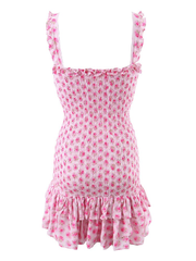 Smellmail™-Sexy Ruffle Sleeveless A-Line Mini Dress