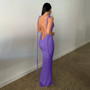 Smellmail™-Serenity Backless Maxi Dress