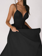 Smellmail™-Elegant strappy V-neck dress