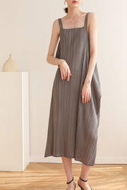 Smellmail™-Loose Irregular Pleated Overall Dress