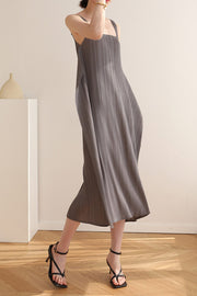 Smellmail™-Loose Irregular Pleated Overall Dress