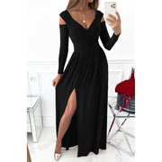 Smellmail™-Split Sleeve Elegant Maxi Dress