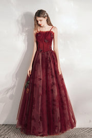 Smellmail™-Red banquet temperament long dress