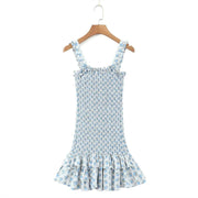 Smellmail™-Sexy Ruffle Sleeveless A-Line Mini Dress