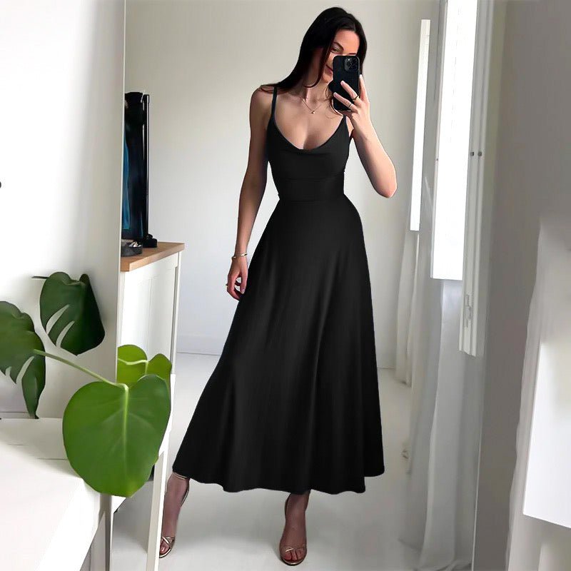 Smellmail™-Lulah Drape Maxi Dress with Built