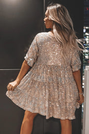 Smellmail™-Sequin Baby Doll Dress