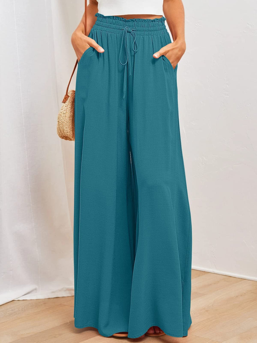 Smellmail™-Women's Casual Pants Wide Leg Trousers