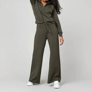 Smellmail™-Long Sleeve Wide Leg Jumpsuit