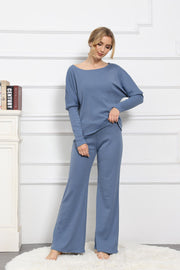 Smellmail™-Solid Color Long Sleeve Casual Set