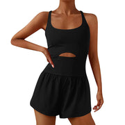 Smellmail™-ATHLETIC ROMPER ONE PIECE JUMPSUIT SHORTS