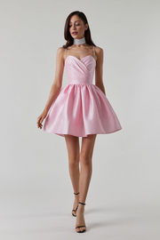 Smellmail™-Pleated strapless evening gown