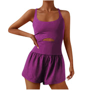 Smellmail™-ATHLETIC ROMPER ONE PIECE JUMPSUIT SHORTS