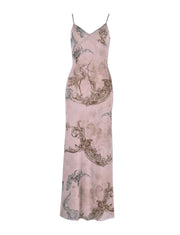 Smellmail™-V-Neck Floral Print Dress