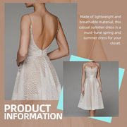 Smellmail™-Fashion V Neck Sling A-Line Dress