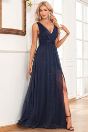 loveedsTM-Sparkling Chiffon Sleeves Evening Dress