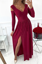 Smellmail™-Split Sleeve Elegant Maxi Dress