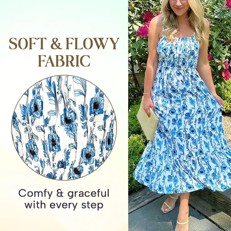 Smellmail™-Floral Cami Maxi Dress